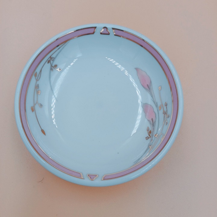 Đĩa chấm sứ 8.5 cm Chuankuo hoa 1012 cao cấp