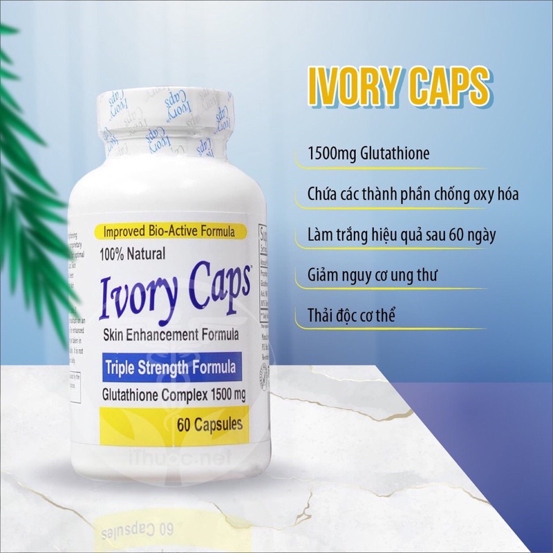 Viên uống trắng da ngăn ngừa nám Ivory