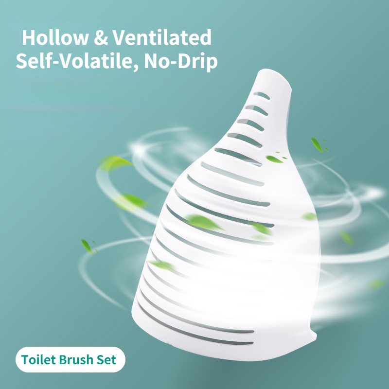 Bộ Bàn Chải Vệ Sinh Toilet Cán Dài Bằng Nhựa Tiện Dụng