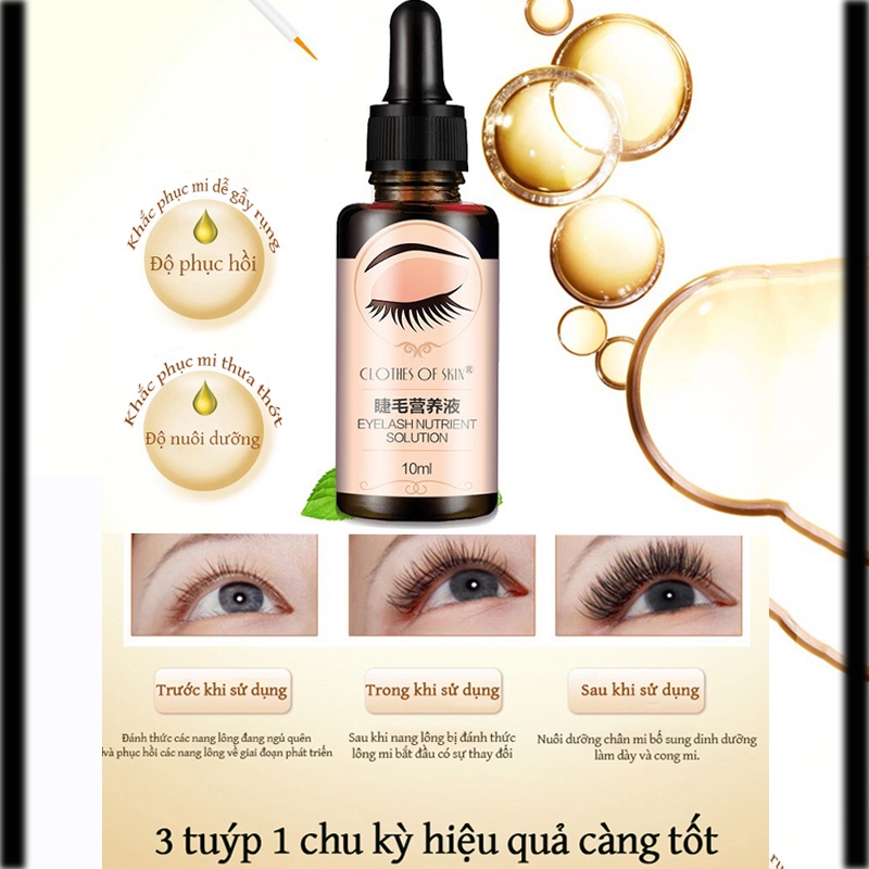 Serum Nuôi Dưỡng Lông Mi 30ml Không Dễ Nhòe Giúp Làm Dày Lông Mi