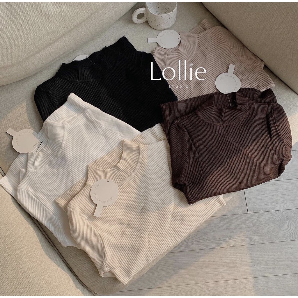 Áo len tăm body, áo len cổ 3 phân dệt ôm sát cơ thể, co giãn thoải mái khi sử dụng, người dưới 60kg mặc rất ok | BigBuy360 - bigbuy360.vn