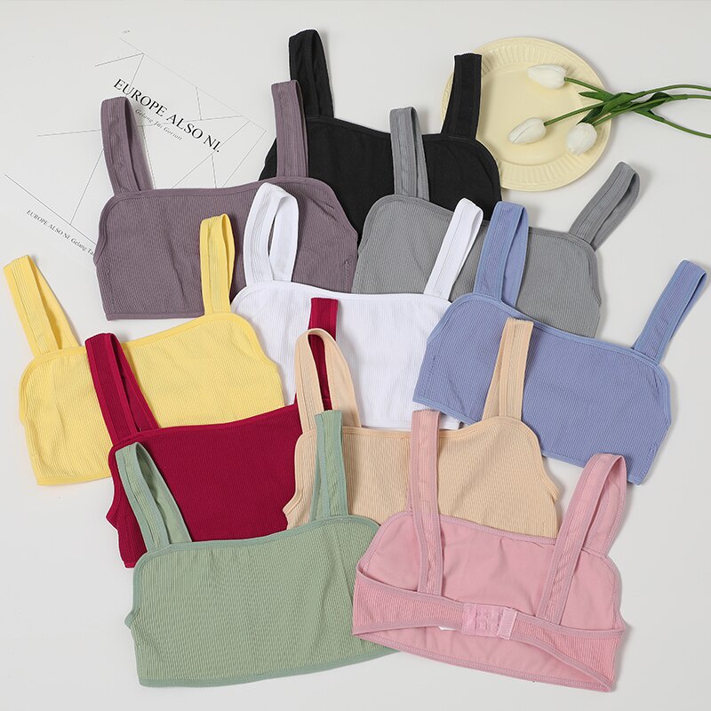 Áo lót CUTEBYTE nâng ngực không đường may 10 màu trơn gợi cảm dễ thương size S-XL thời trang cho nữ