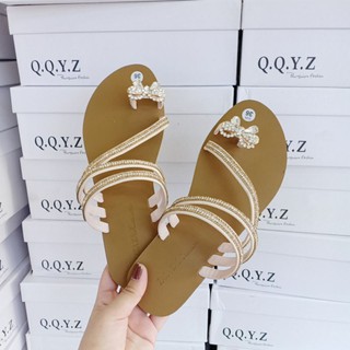 dép xỏ ngón nơ đá 3 dây