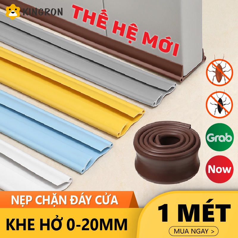 Miếng chặn khe cửa thế hệ mới chống bụi ⭐ Nẹp chặn cửa chắn khe hở thế hệ mới, chống côn trùng, thoát hơi gió điều hòa