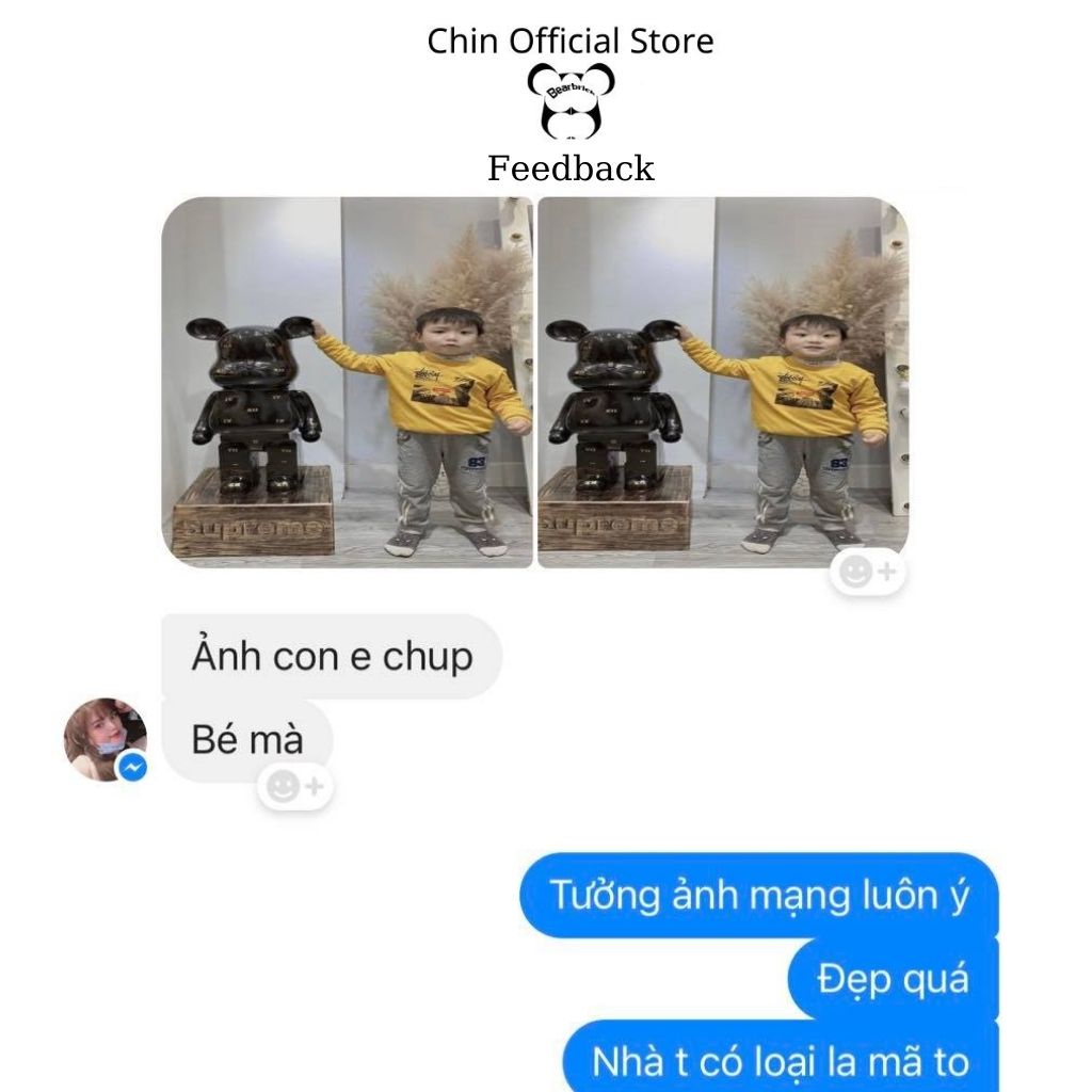 Bearbrick sz 1000%, Gấu bearbrick cỡ lớn 80cm LV la mã 5 màu - Chin Official Store