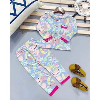 Bộ piyama hàng xuất xịn bé gái