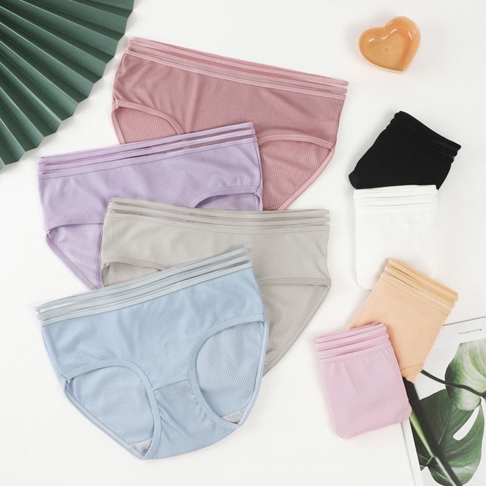 Quần lót cotton thoáng khí nhiều màu sắc thời trang gợi cảm cho nữ