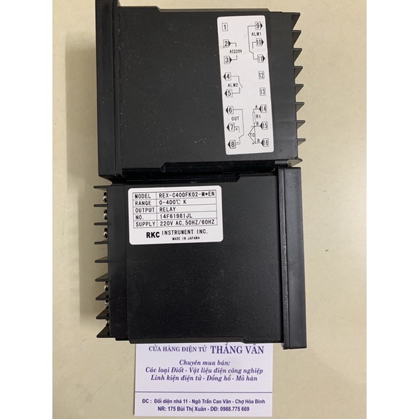 Bộ điều khiển nhiệt RKC REX-C400, Output Relay