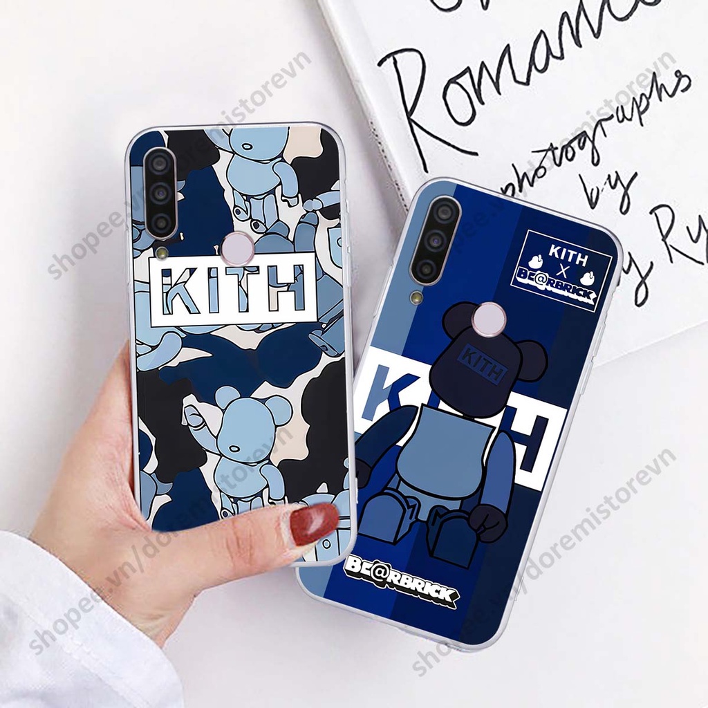 Ốp lưng Vsmart Joy 3 / Joy3 hình kaws, kith, bear brick nổi 3D phong cách độc đáo