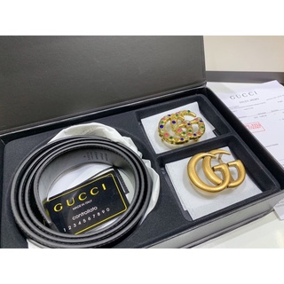 SET THẮT LƯNG 2 MẶT ĐÁ FULLBOX