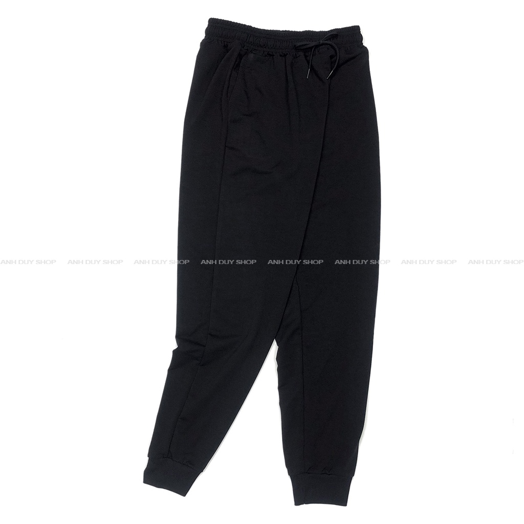 Quần Jogger Nam Nữ Trơn Basic Thun Da Cá Phong Cách Thể Dục Thể Thao Năng Động Cá Tính Unisex ANH DUY SHOP JGV12