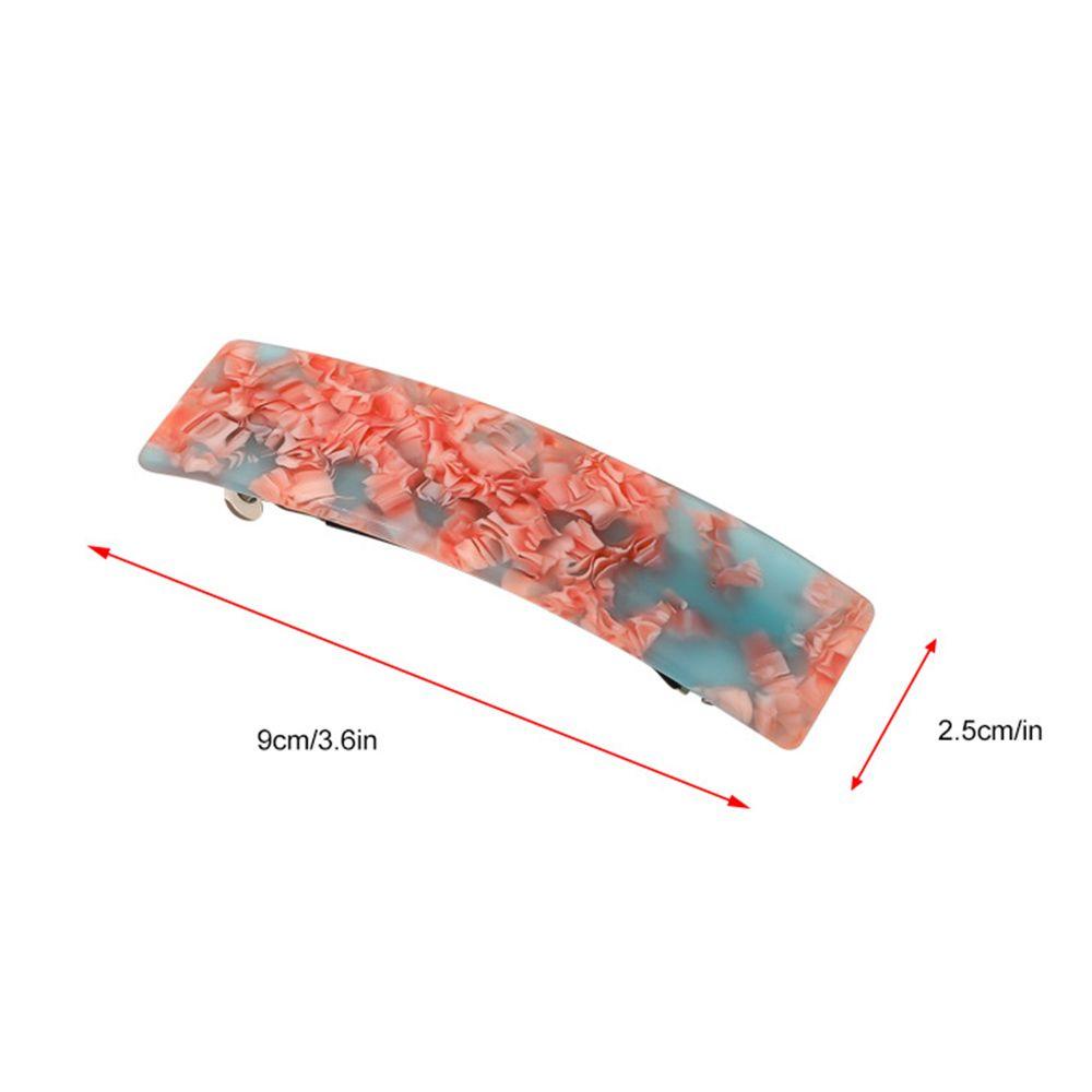 Rowans Kẹp Tóc Acetate Dáng Vuông Thời Trang Mùa Xuân Cho Nữ