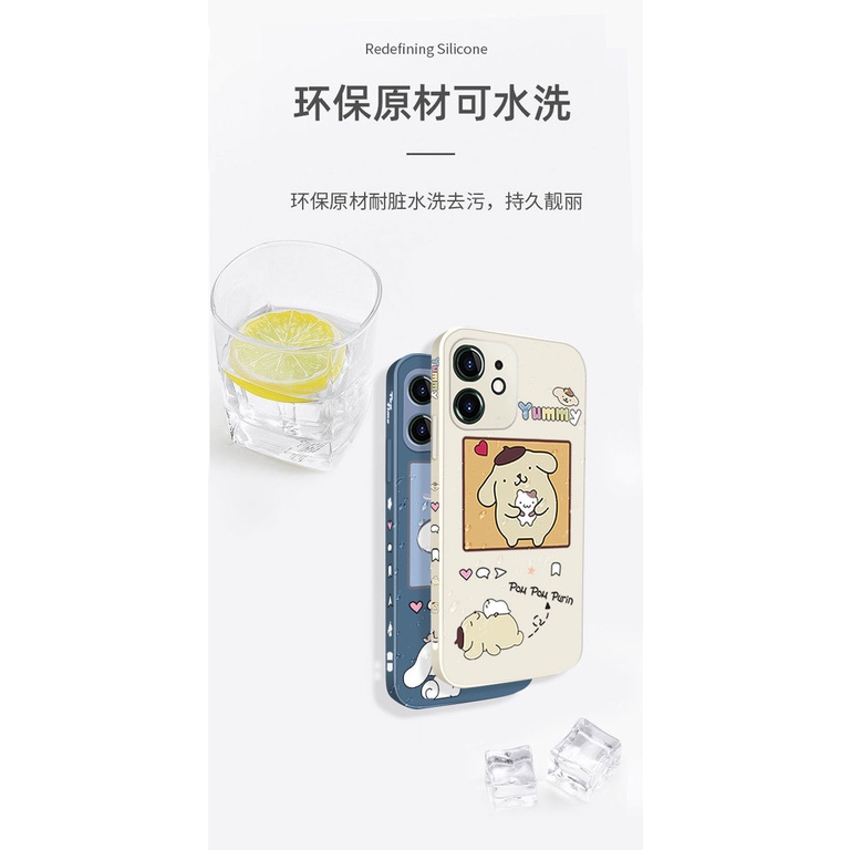 Ốp Điện Thoại Silicon Siêu Mỏng Cho Apple Iphone 11 / Vuông / XR / Cinnamoroll / XS / cute / Max / 7 / 8P / 6S / 6S / SE / 13 / Pro / Max / mini