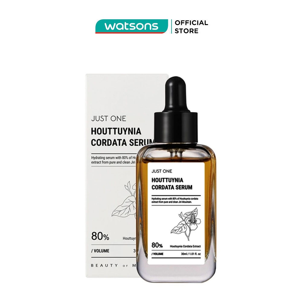 Tinh Chất Bom Dưỡng Ẩm Chiết Xuất Diếp Cá Just One Houttuynia Cordata 30ml
