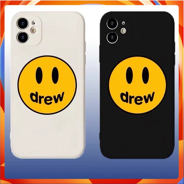 Ốp lưng IPhone  cạnh vuông DREW HOUSE 6plus/6s/6splus/7/7plus/8/8plus/x/xr/xs/11/12/13/14/Pro/Plus/Promax BVC91