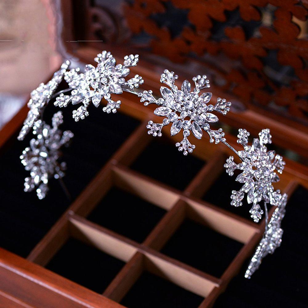 Vương Miện Cài Tóc Cô Dâu Phong Cách Hàn Quốc BERNARDO Diadem|Phụ Kiện Trang Trí Tóc Cho Đám Cưới