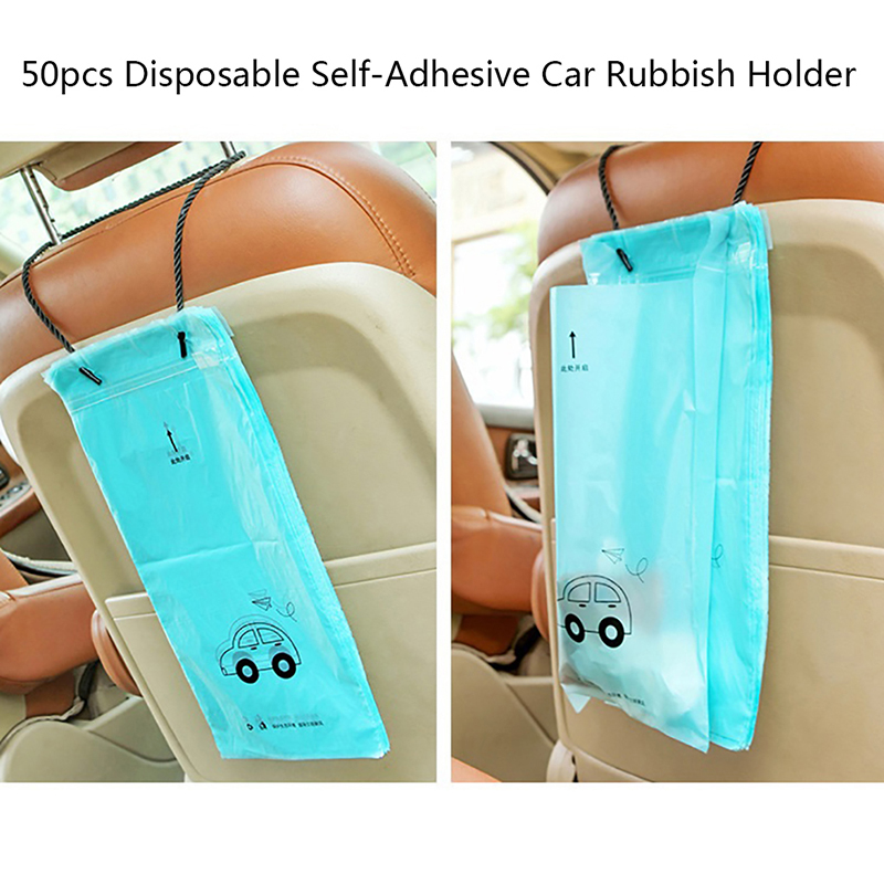 Bộ 50 Giá Đỡ Thùng Rác Tự Dính Có Thể Phân Hủy Sinh Học Dùng Một Lần Tiện Dụng