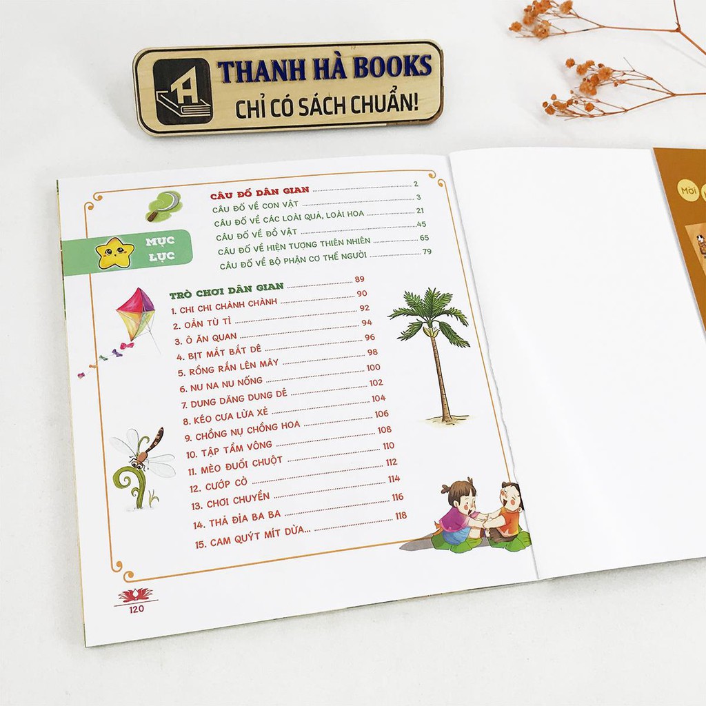 Sách - Câu đố và trò chơi dân gian bằng tranh cho bé tập đọc - Thanh Hà Books