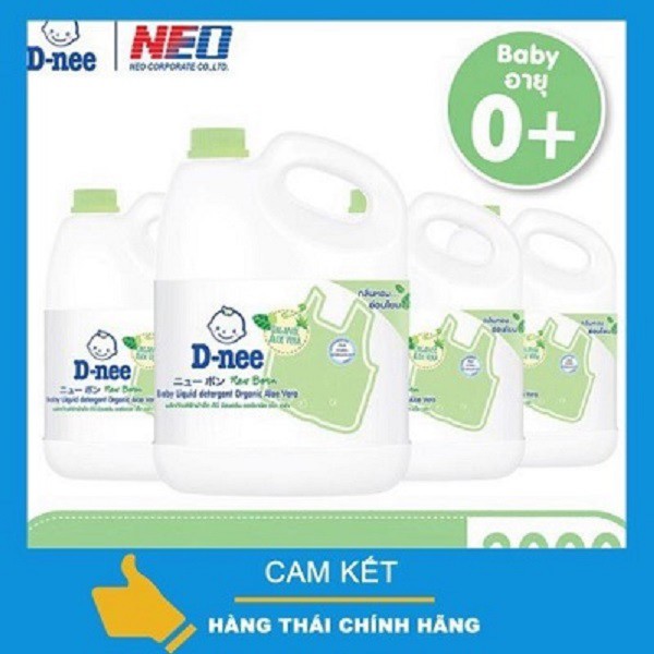 Nước giặt D-nee 3000ml Màu xanh chính hãng thái lan mẫu mới nắp NEO Hàng Công ty