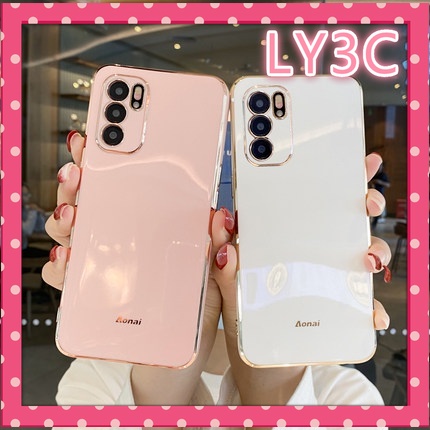 Ốp Điện Thoại Silicone Mềm Mạ Điện LY3C Cho OPPO Reno 6Z 5G / A16 / Reno 6 / Reno 5 / Reno 5F / Reno 4