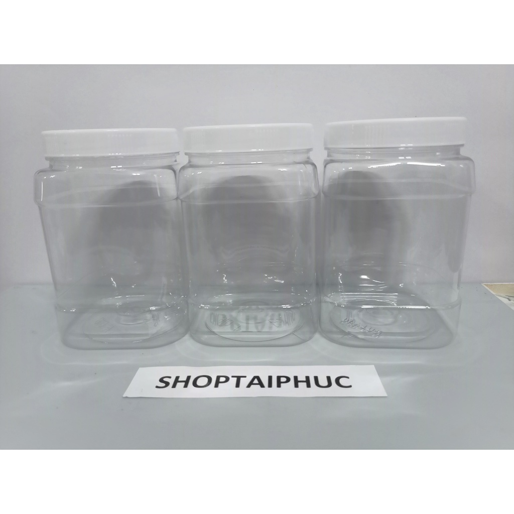 Hủ nhựa vuông - CẨM THÀNH - 500g,1kg