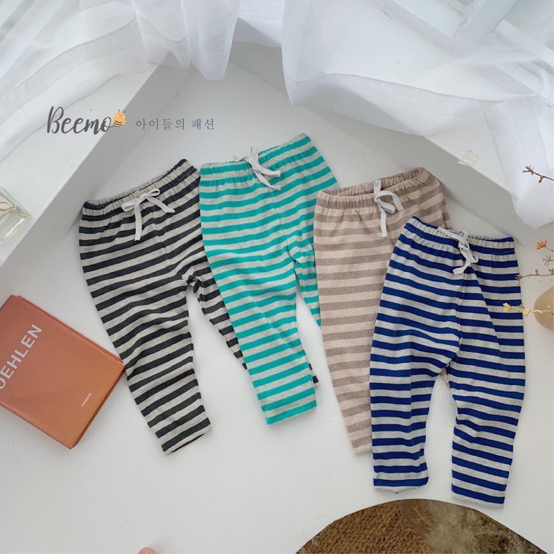 Quần thun cotton beemo cho bé ( chuẩn hãng,chun mềm siêu êm)