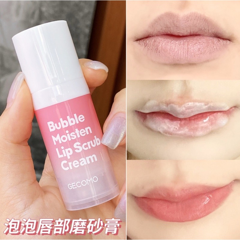 Tẩy da chết Gecomo Bubble Moisten Lip Scrub