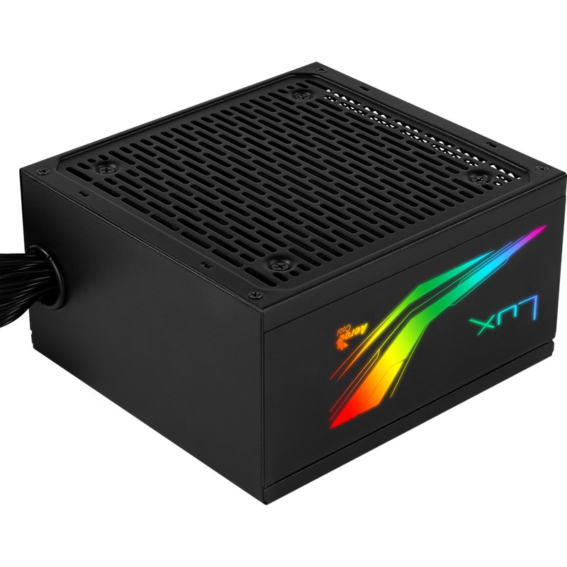 Nguồn máy tính Aerocool LUX RGB 650W - 650W - 80 Plus Bronze - Semi Modular. Nguồn máy tính cao cấp giành cho game