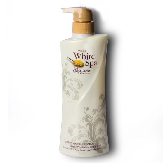 Dưỡng thể trắng da White Spa Gold Caviar UV White Body Lotion Thái Lan 400ml - Tinh chất trứng cá