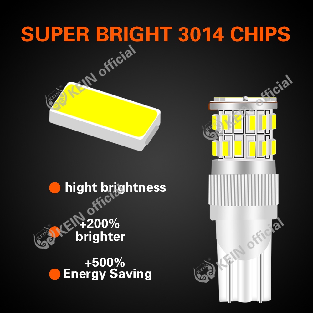 Đèn Led 36SMD T10 W5W 194 168 501 Ánh Sáng Trắng Chuyên Dụng Cho Ô Tô