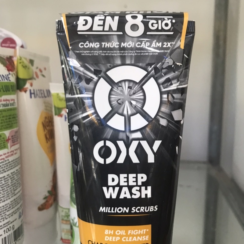 Kem Rửa Mặt Sạch Sâu OXY Deep Wash (Scrub) 100g