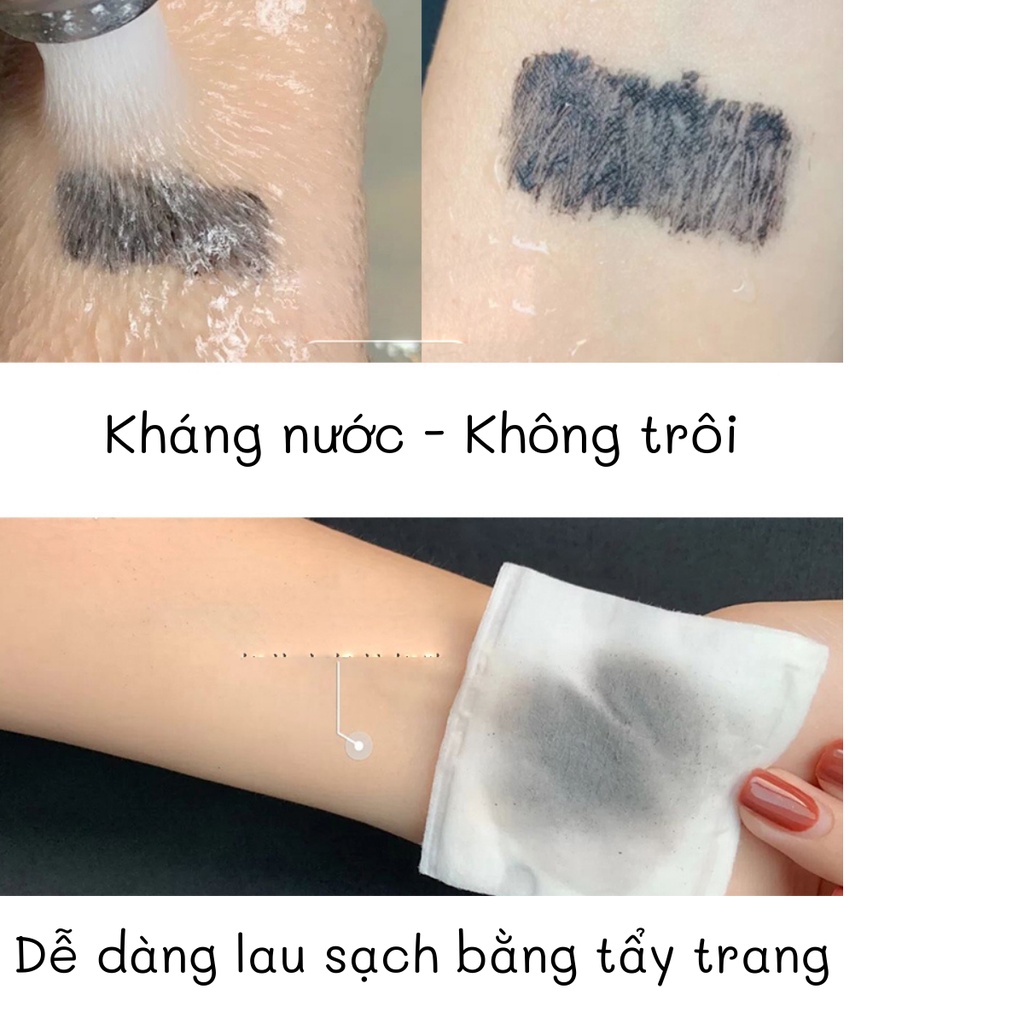 Mascara Glamcolour Đầu Mảnh Màu Đen | Siêu Dài Mi, Giữ Mi Cong, Dày Mi Tự Nhiên, Không Lem Không Trôi