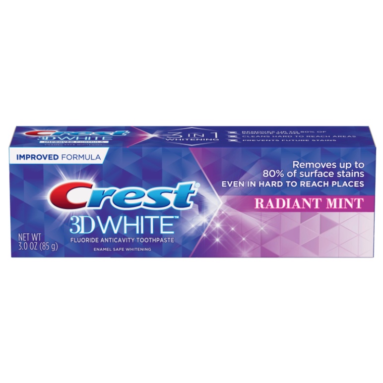 [Các Loại] Kem Đánh Răng Crest 3D White