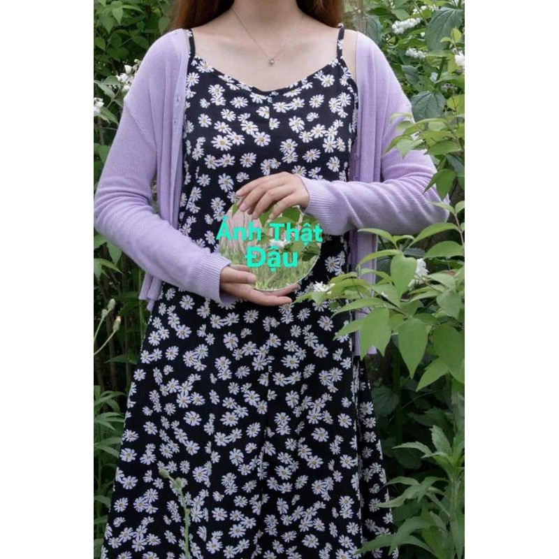 VÁY HAI DÂY HOA CÚC NHỎ