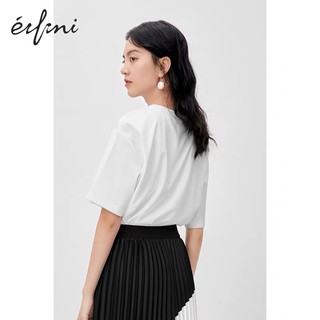 Áo thun trắng hoạ tiết Eifini