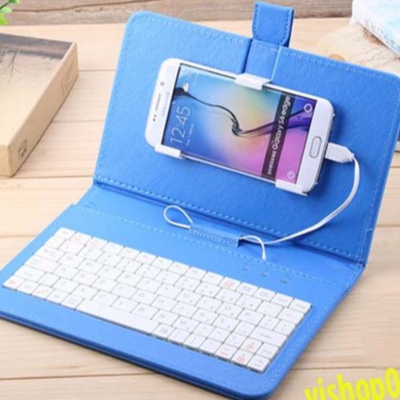 Bao da kiêm bàn phím cho điện thoại / máy tính bảng 7 inch | BigBuy360 - bigbuy360.vn