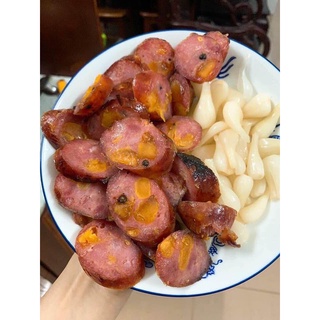 Lạp xưởng TRỨNG MUỐI Cai Lậy - Lạp xưởng hột vịt muối 2 nắng - Ship toàn quốc