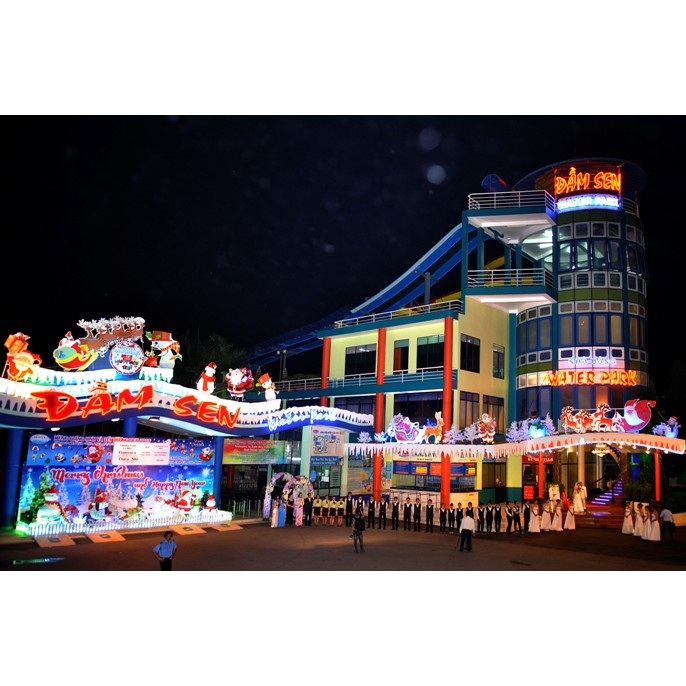 Freeship  Voucher giảm 50% toàn bộ Vé vào cổng tại Công Viên Đầm Sen