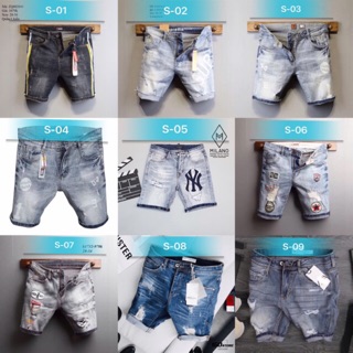 QUẦN SHORT JEAN NAM THÊU CAO CẤP, QUẦN BÒ NAM NGỐ - HÀNG ĐẸP CAO CẤP SN-R005