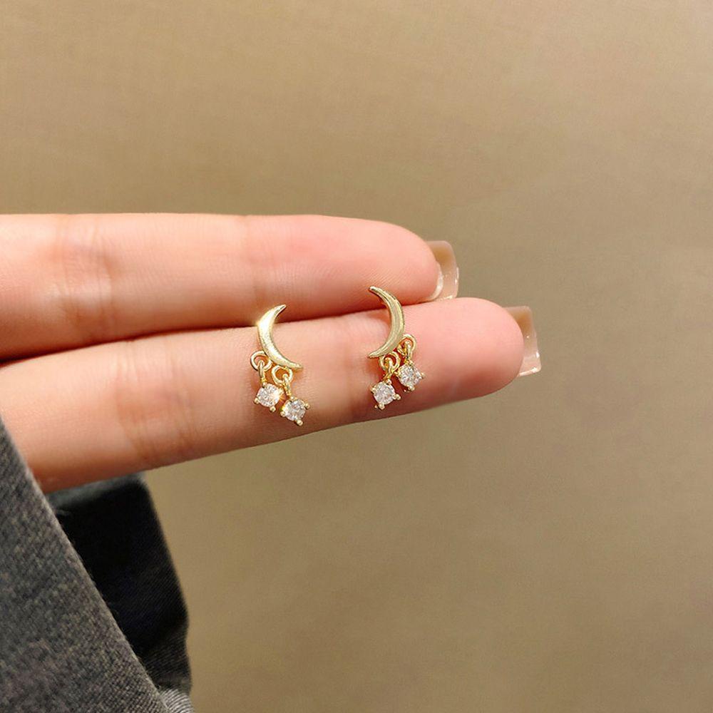 QQMALL Bông Tai Nữ Dáng Dài Phong Cách Vintage Thanh Lịch