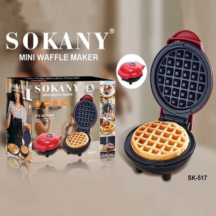 Máy Làm Bánh Tổ Ong Bánh Waffle Mini Chính Hãng SOKANY