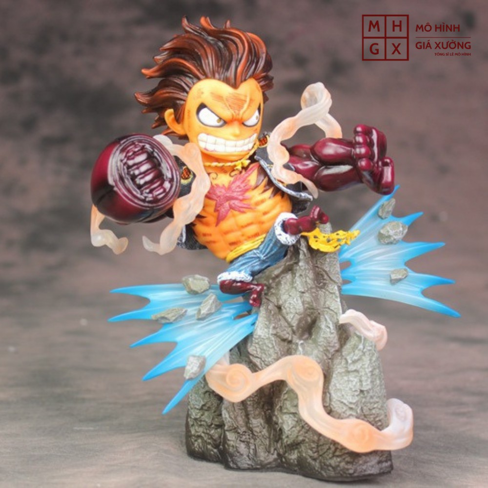 Mô Hình Luffy mũ rơm Gear 4 Snake Man Cao 21cm -  Figure Tượng Monkey D.Luffy Vua Hải Tặc