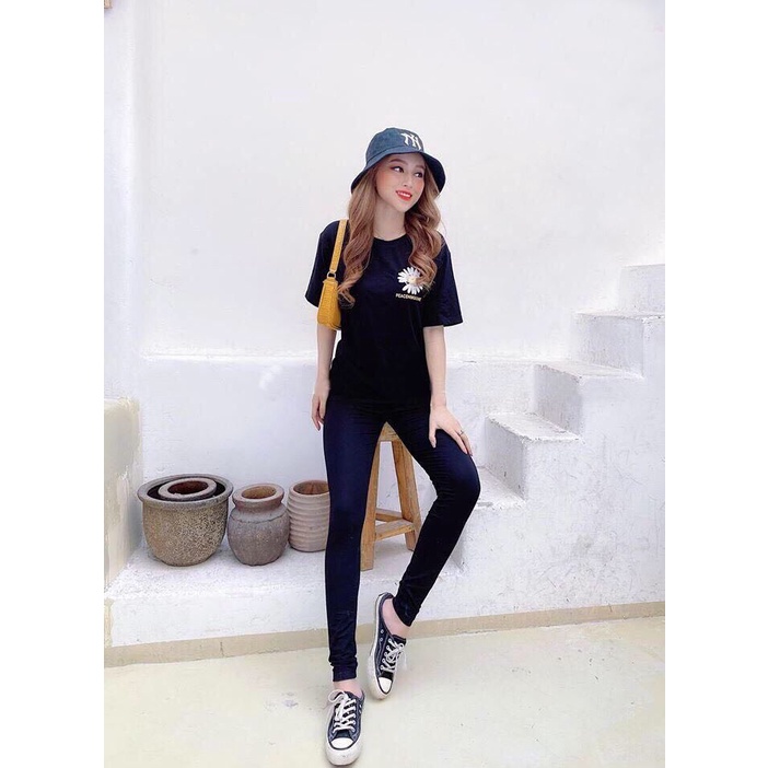 SÉT BỘ THỜI TRANG DÀI HOA CÚC SIÊU DỄ THƯƠNG