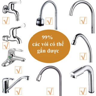 MVP1326 Đầu nối dài vòi nước tăng áp xoay 360 độ giá cực rẻ