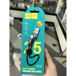 Cáp sạc Hoco X35 dài 25cm Lightning, micro-USB- Type C - Phụ Kiện Chi Hà