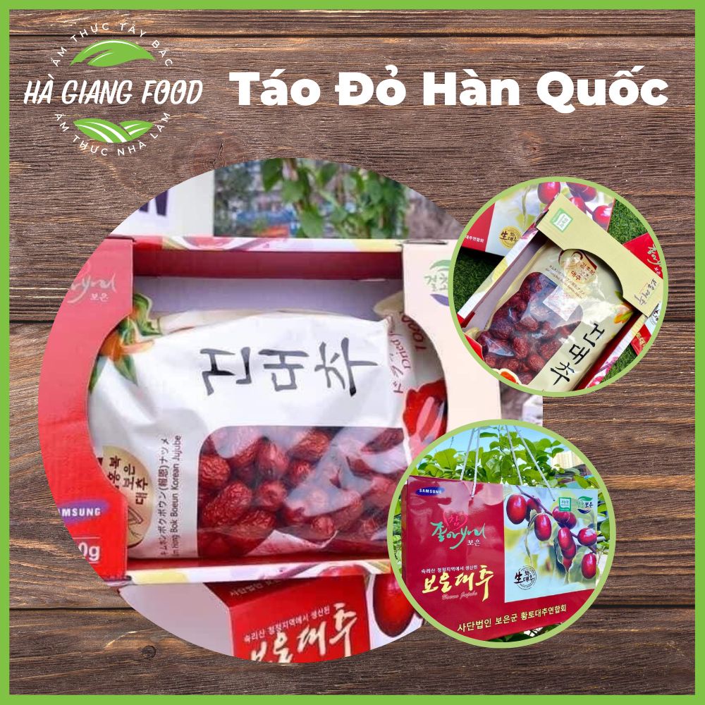 Táo Đỏ Sấy Khô Hàn Quốc, Thực Phẩm Hữu Cơ Giàu Dinh Dưỡng 700g