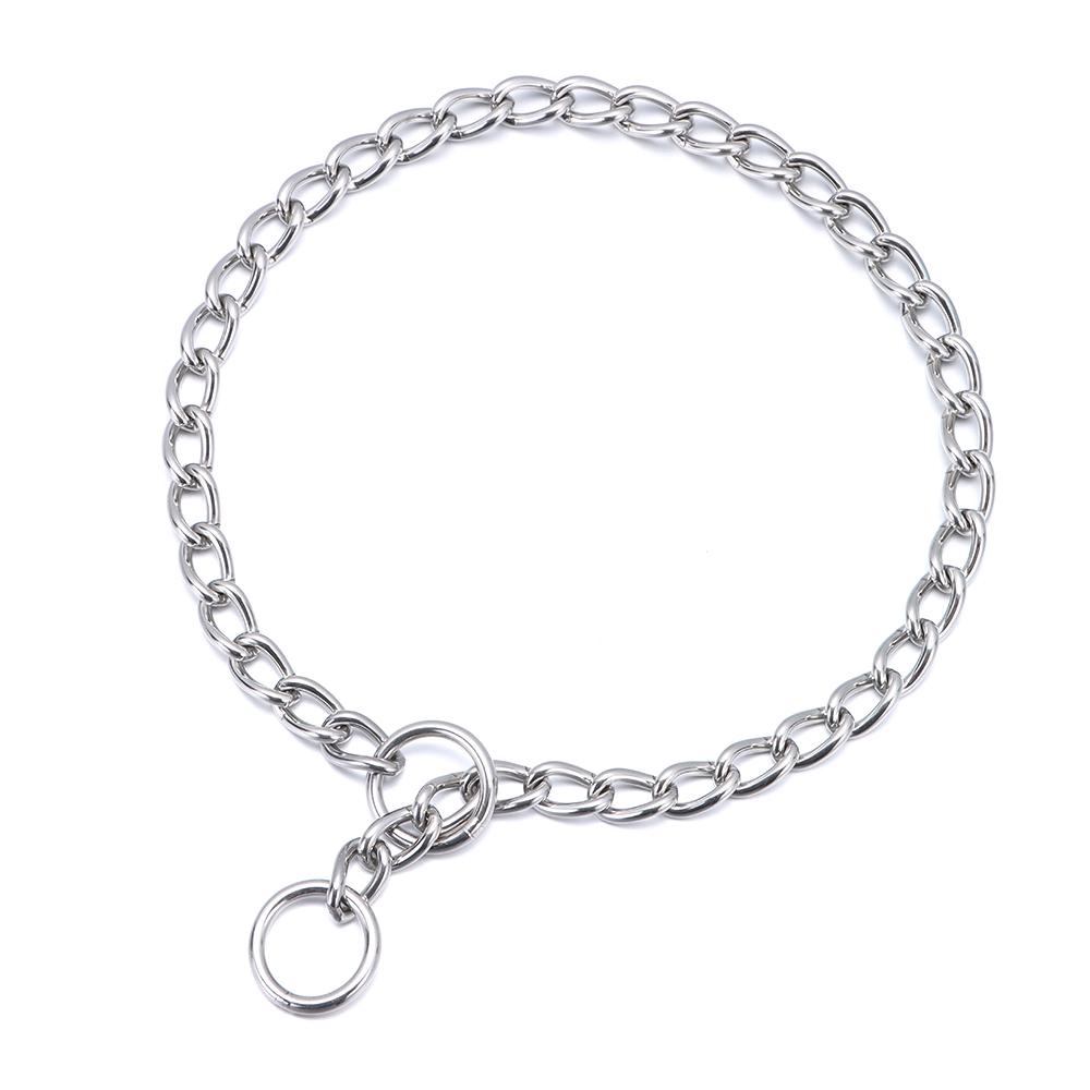 Vòng Cổ Cho Thú Cưng Bằng Thép Không Gỉ Bền Chắc Chống Mối Hàn Vừa Và Lớn