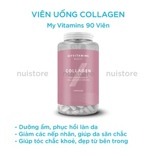 Viên uống Collagen thuỷ phân Myvitamins Pháp - Hộp 90 viên