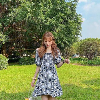ĐẦM HOA CÚC TRẮNG TAY BO
