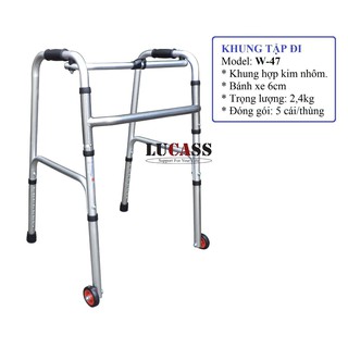 Khung Tập Đi Lucass Cho Người Già Hợp Kim Nhôm - Siêu Nhẹ - Siêu Rẻ
